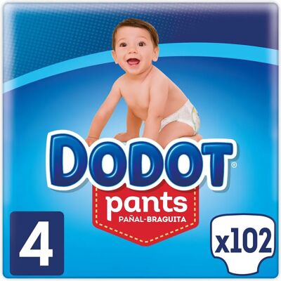 Pañales Dodot T-4 - Suave como algodón - 66 unidades Pañales Dodot T-4 - Suave como algodón - 66 unidades