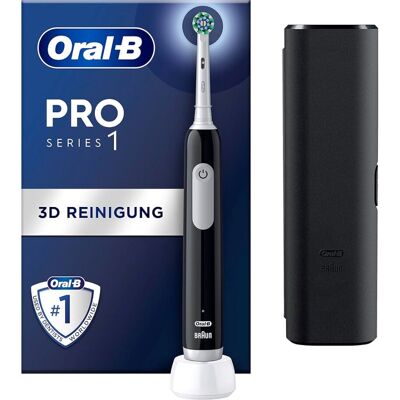 Oral-B Pro 1 Cross Action Sähköhammasharja - Musta Oral-B Pro 1 Cross Action Sähköhammasharja - Musta