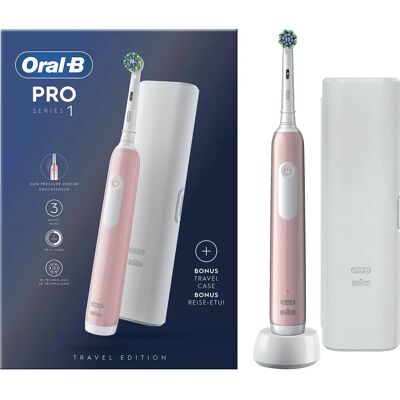 Brosse à dents électrique Oral-B Pro Series 1 Rose - Nettoyage Profond & Gencives Brosse à dents électrique Oral-B Pro Series 1 Rose - Nettoyage Profond & Gencives