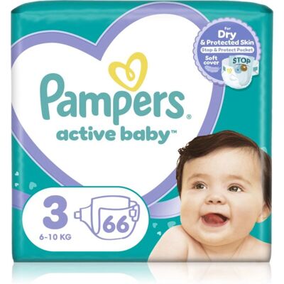 Pampers Méret 3 Egyszer használatos pelenkák - Baba pelenkák 6-11 kg Pampers Méret 3 Egyszer használatos pelenkák - Baba pelenkák 6-11 kg