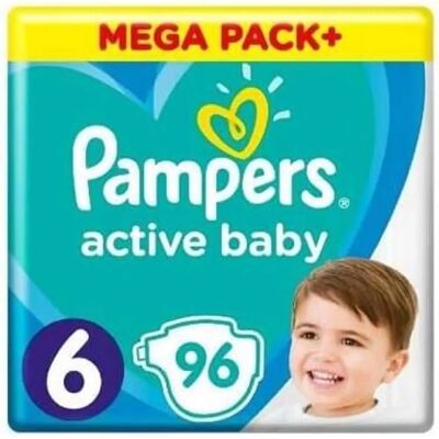 Πάνες Pampers Active Baby Μέγεθος 6 - Προστασία Νύχτας Πάνες Pampers Active Baby Μέγεθος 6 - Προστασία Νύχτας
