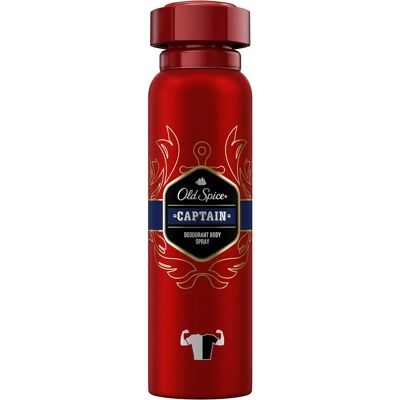 Déodorant Old Spice Captain - Sans Aluminium - 150ml - Publicité Déodorant Old Spice Captain - Sans Aluminium - 150ml - Publicité