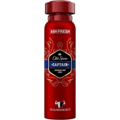 Old Spice Captain Deodorant Body Spray - Langvarig Friskhet Old Spice Captain Deodorant Body Spray - Langvarig Friskhet
