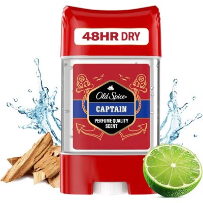 Old Spice Captain Antiperspirant & Deodorant - Men's Gel Stick 70ml Old Spice Captain Antiperspirant & Deodorant - Men's Gel Stick 70ml