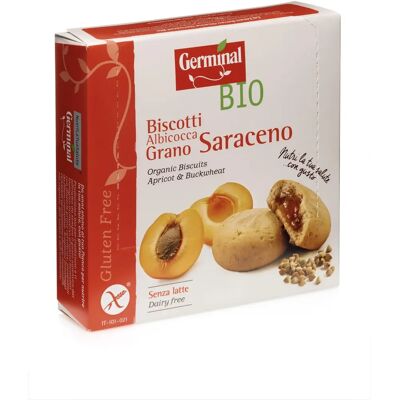Galletas de trigo sarraceno orgánico con crema de albaricoque - Germinal Galletas de trigo sarraceno orgánico con crema de albaricoque - Germinal
