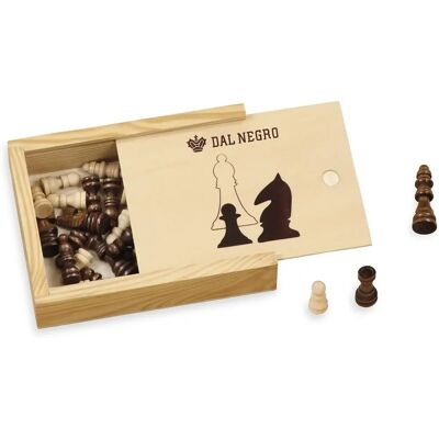 Dal Negro - Trä schackset 76mm Dal Negro - Trä schackset 76mm