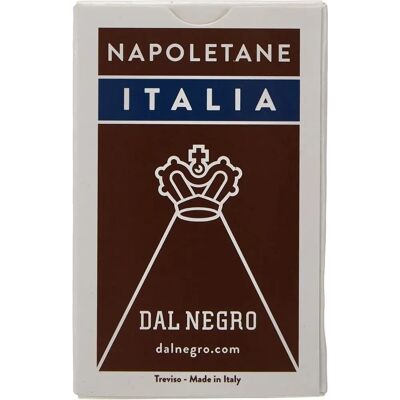 Dal Negro DNG10069 - Napolitaanse Speelkaarten met Bruin Etui Dal Negro DNG10069 - Napolitaanse Speelkaarten met Bruin Etui