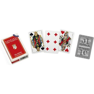 Carte da Gioco Genovesi Dal Negro - 40 Carta in Plastica Carte da Gioco Genovesi Dal Negro - 40 Carta in Plastica