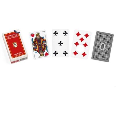 Carte da gioco Piemontesi in plastica Dal Negro 015017 - 40 pz Carte da gioco Piemontesi in plastica Dal Negro 015017 - 40 pz