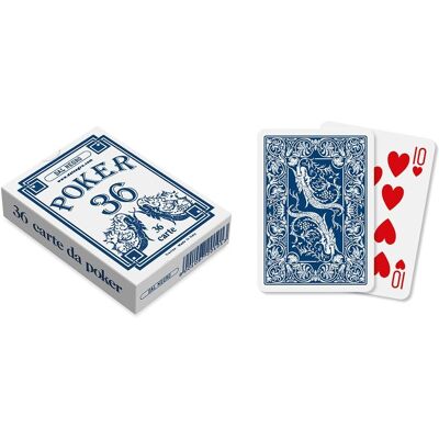 Dal Negro - Pokerkort 36 Blå - För Short Deck Dal Negro - Pokerkort 36 Blå - För Short Deck