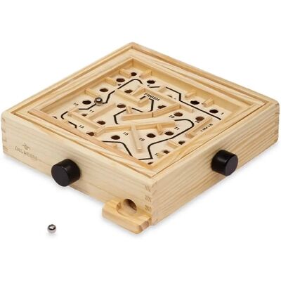 Dal Negro Holz Geschicklichkeitsspiel - Labyrinth - Holzpuzzle Dal Negro Holz Geschicklichkeitsspiel - Labyrinth - Holzpuzzle