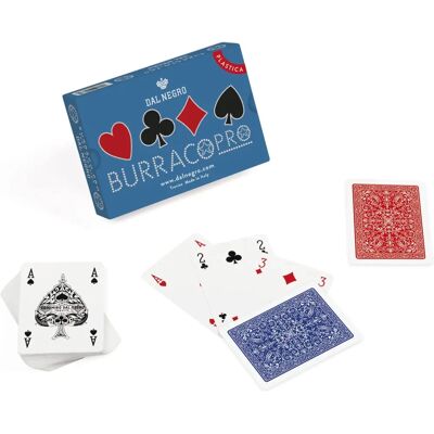 Dal Negro Burraco Pro Plastique - Jeu de Cartes - Publicité Dal Negro Burraco Pro Plastique - Jeu de Cartes - Publicité
