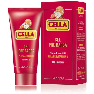 Gel Pré-Barbe Cella Milano - Rouge - Peau Sensible - 75ml - Publicité Gel Pré-Barbe Cella Milano - Rouge - Peau Sensible - 75ml - Publicité