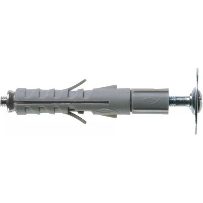 Fischer Modello 12x45 mm Parafango in Nylon - Espansione, Vite, 50 Pezzi Fischer Modello 12x45 mm Parafango in Nylon - Espansione, Vite, 50 Pezzi