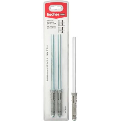 Suporte de prateleira discreto Fischer - Profundidade 16-20cm - Modelo cpf 10x150k Suporte de prateleira discreto Fischer - Profundidade 16-20cm - Modelo cpf 10x150k