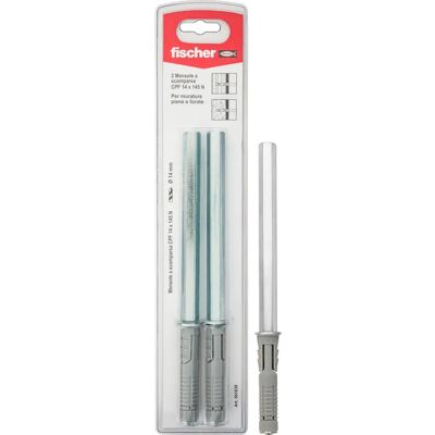 Suportes de Prateleira Ocultos Fischer - Profundidade 16-20cm - 2 Peças Suportes de Prateleira Ocultos Fischer - Profundidade 16-20cm - 2 Peças