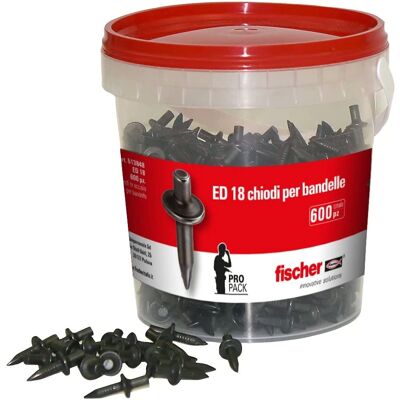 Fischer ED Slaghammare - 18mm Svart - Betongfäste - 600 st Fischer ED Slaghammare - 18mm Svart - Betongfäste - 600 st