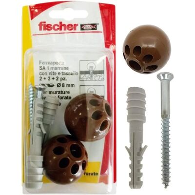 Fischer Paracolpi Zelfbediening Bruin - Deurbuffer Fischer Paracolpi Zelfbediening Bruin - Deurbuffer