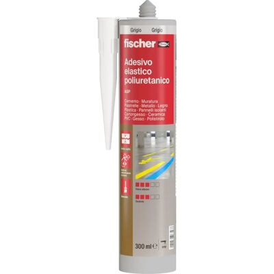 Fischer - Sigillante adesivo poliuretanico grigio - 310 ml Fischer - Sigillante adesivo poliuretanico grigio - 310 ml
