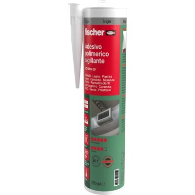 Fischer - Colla sigillante KD ULTRA 60 Grigia - Sigillante Fischer - Colla sigillante KD ULTRA 60 Grigia - Sigillante