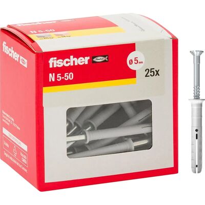 Fischer - 508272 Uitgebreide Plug - Voor Slagvast bevestigen Fischer - 508272 Uitgebreide Plug - Voor Slagvast bevestigen