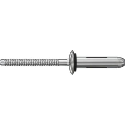 Rivetto in alluminio Fischer Modello 545769 - 5,2x20 mm, Confezione da 200 Rivetto in alluminio Fischer Modello 545769 - 5,2x20 mm, Confezione da 200