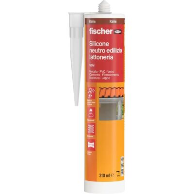 Fischer Sbm Sigillante in Silicone - Rame - Basso Modulo - Sigillante Edilizia & Coperture Fischer Sbm Sigillante in Silicone - Rame - Basso Modulo - Sigillante Edilizia & Coperture