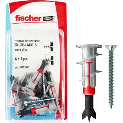 Fischer Duoblade SK Tasselli Autoforanti - Cartongesso - 12 pezzi Fischer Duoblade SK Tasselli Autoforanti - Cartongesso - 12 pezzi