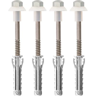 Fischer WB 2 Edelstahl WC und Bidet Befestigung - 8x55mm Fischer WB 2 Edelstahl WC und Bidet Befestigung - 8x55mm