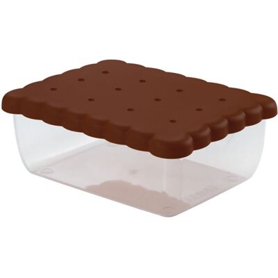 Snips Biscuit Container - 2.7L Rectangular Plastic Italian Make Snips Biscuit Container - 2.7L Rectangular Plastic Italian Make
