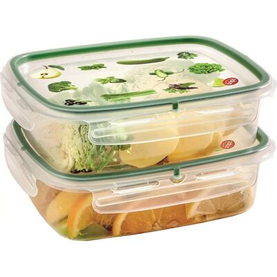 Snips Lock Set 2 Contenants alimentaires - 1,4L - Italie Snips Lock Set 2 Contenants alimentaires - 1,4L - Italie