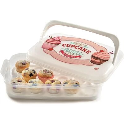 Snips - Porta dolci 001009 Cupcake Bianco - Kitchenware Snips - Porta dolci 001009 Cupcake Bianco - Kitchenware