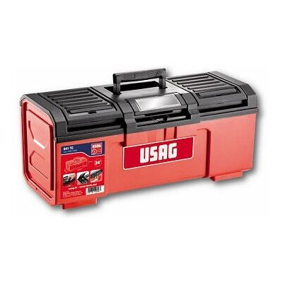 Usag U06410006 Werkzeugkasten - Kunststoff, Schwarz, Rot - Werkzeugkoffer Usag U06410006 Werkzeugkasten - Kunststoff, Schwarz, Rot - Werkzeugkoffer