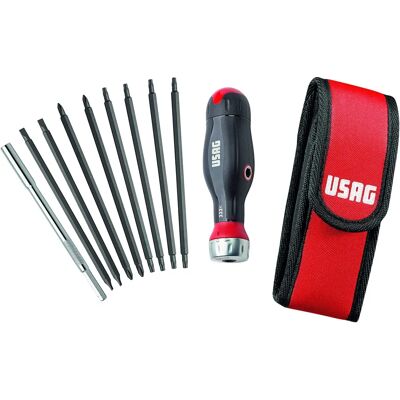 USAG 333 K/SB10 - 3-function combidrive - screwdriver set USAG 333 K/SB10 - 3-function combidrive - screwdriver set