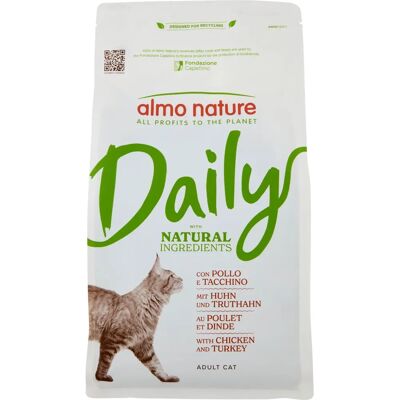 Crocchette giornaliere per gatti Almo Nature pollo e tacchino - Cibo per gatti Crocchette giornaliere per gatti Almo Nature pollo e tacchino - Cibo per gatti