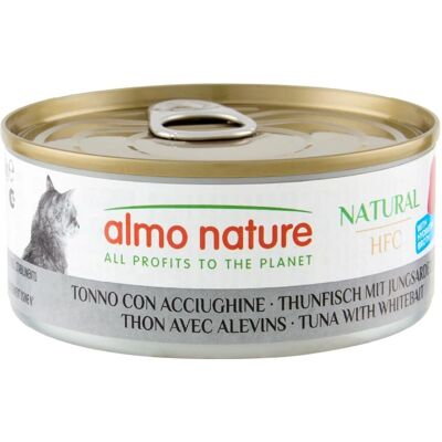 Almo Nature HFC Natural Tonhal és Anciovész - Macskatáp 24x150g Almo Nature HFC Natural Tonhal és Anciovész - Macskatáp 24x150g
