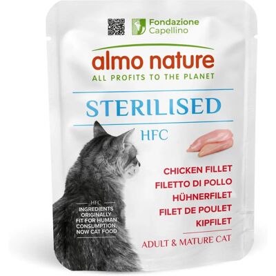 Almo Nature Macska Sterilized HFC Csirkelevest 50 g Almo Nature Macska Sterilized HFC Csirkelevest 50 g