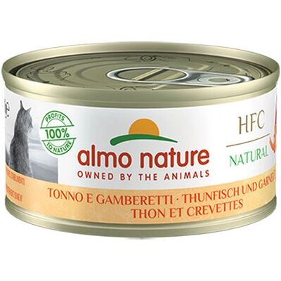 Nourriture pour chats Almo Nature - Thon & Crevettes - 70g - Publicité Nourriture pour chats Almo Nature - Thon & Crevettes - 70g - Publicité