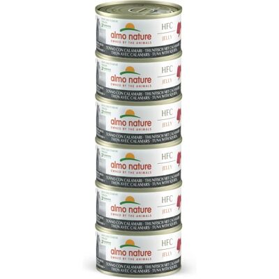 Almo Nature Nourriture pour chat - Thon et Calamars 6x70g - Publicité Almo Nature Nourriture pour chat - Thon et Calamars 6x70g - Publicité