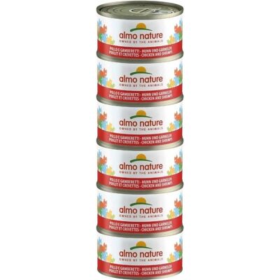 Almo Nature Poulet, 70g - Nourriture humide naturelle pour chats Almo Nature Poulet, 70g - Nourriture humide naturelle pour chats