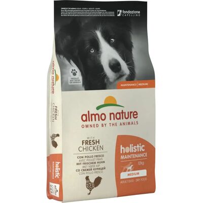 Almo Nature Kutyatáp - Csirke és Rizs Holisztikus 12kg Almo Nature Kutyatáp - Csirke és Rizs Holisztikus 12kg