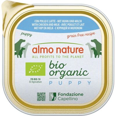 Almo Nature Bio Organic Kölyökkészítmény - Csirke & Tej Almo Nature Bio Organic Kölyökkészítmény - Csirke & Tej