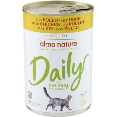 Almo Nature Daily Menu - Nourriture humide naturelle pour chats - 400g Almo Nature Daily Menu - Nourriture humide naturelle pour chats - 400g