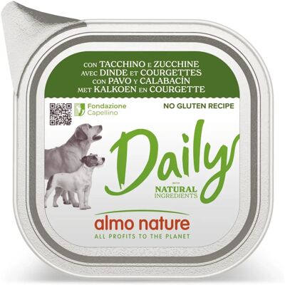 Almo Nature Daily Dog Turkey Zucchini 100g - Dog Food Almo Nature Daily Dog Turkey Zucchini 100g - Dog Food