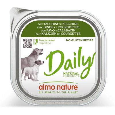 Almo Nature Daily Pulyka és Cukkini - Kutyaeledel Almo Nature Daily Pulyka és Cukkini - Kutyaeledel
