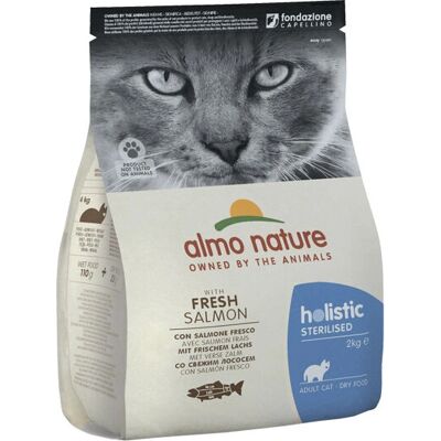 Almo Nature Holistic Sterilised Trockenfutter für Katzen Lachs 2kg Almo Nature Holistic Sterilised Trockenfutter für Katzen Lachs 2kg