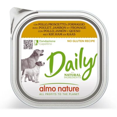 Almo Nature Daily Cibo Umido per Cani - Pack Variato 9x300g Almo Nature Daily Cibo Umido per Cani - Pack Variato 9x300g