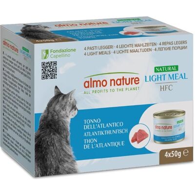 Almo Nature Cibo Umido Light Naturale per Gatti - 4x50g Almo Nature Cibo Umido Light Naturale per Gatti - 4x50g