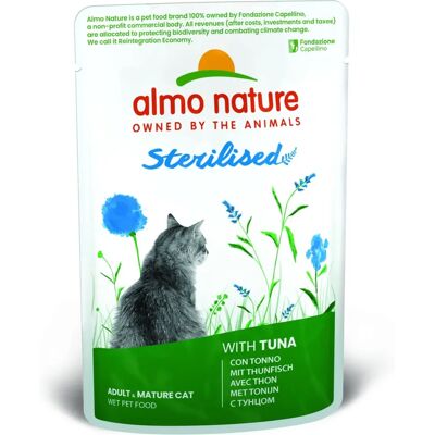 Almo Nature Holistic 24 x 70 g - Macska nedveseledel Almo Nature Holistic 24 x 70 g - Macska nedveseledel