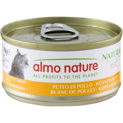 Almo Nature Macskaeledel - Magas hús és természetes, 6x70g Almo Nature Macskaeledel - Magas hús és természetes, 6x70g